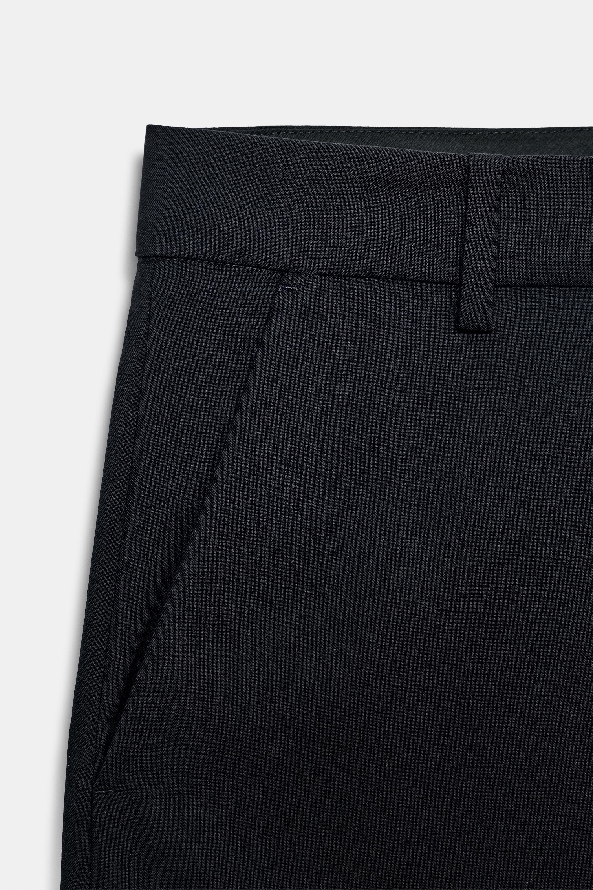 100% WOOL PANTS ZW COLLECTION